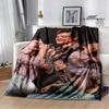 Sänger H-Harry-Styles bedruckte Decke Picknickdecken Flansch warme Decke Weiche und bequeme Decke Bettwäsche Geburtstagsgeschenk