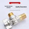 All-Copper Large Flow Angle Ball Valve for Hot/Cold Water & Gas Heaters, 4-Point Switch