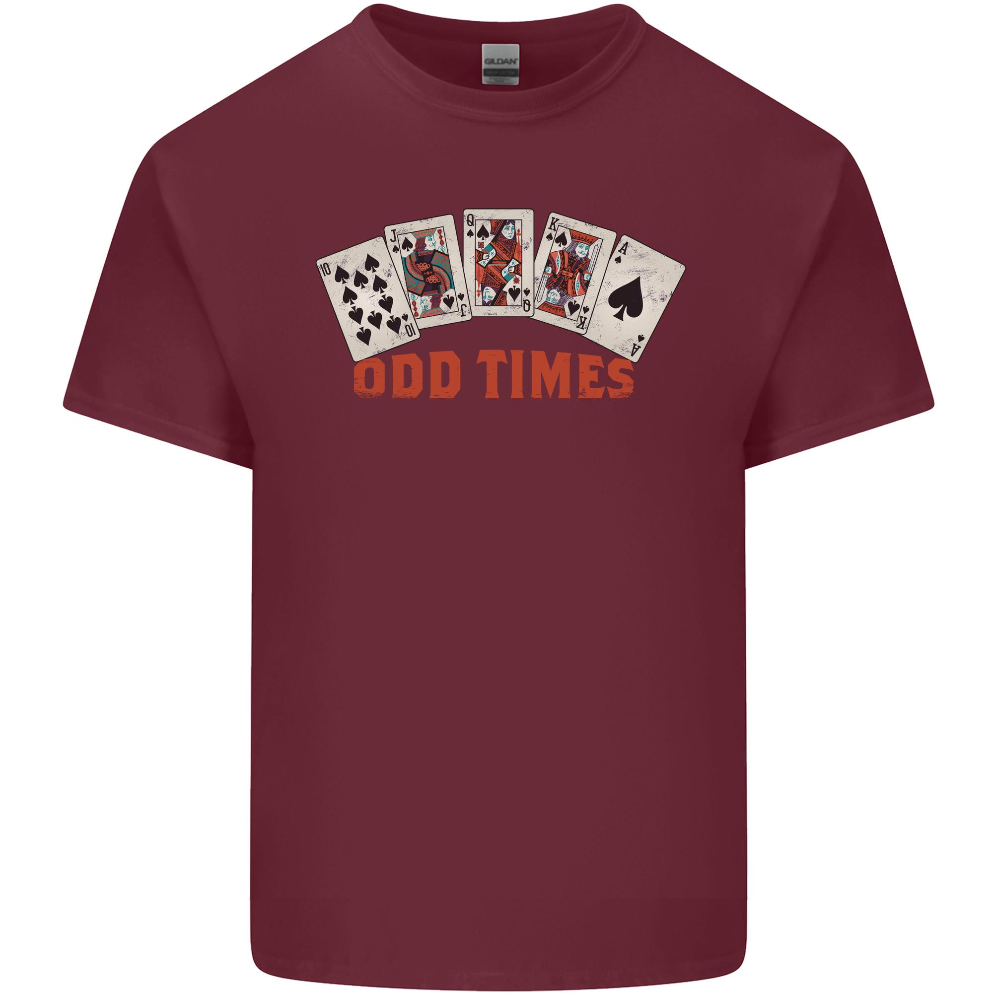 Poker Odd Times Funny Unisexs Light Cotton TShirt S