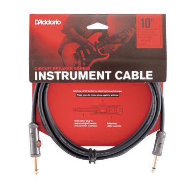 D’Addario Guitar Cable 3m SS Mute Switch PW-AGL-10