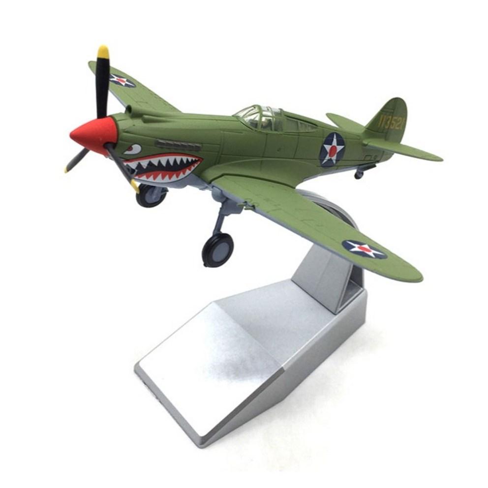 Diecast 1:72 Scale P-40B Warhawk Model Fighter Jet