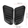 2Pcs Car Decorative       Hood Vent Cover Car Decoration Accessories