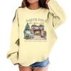 Children's Fashionable Casual Long-sleeved Loose Christmas Print Pullover Sweatshirt