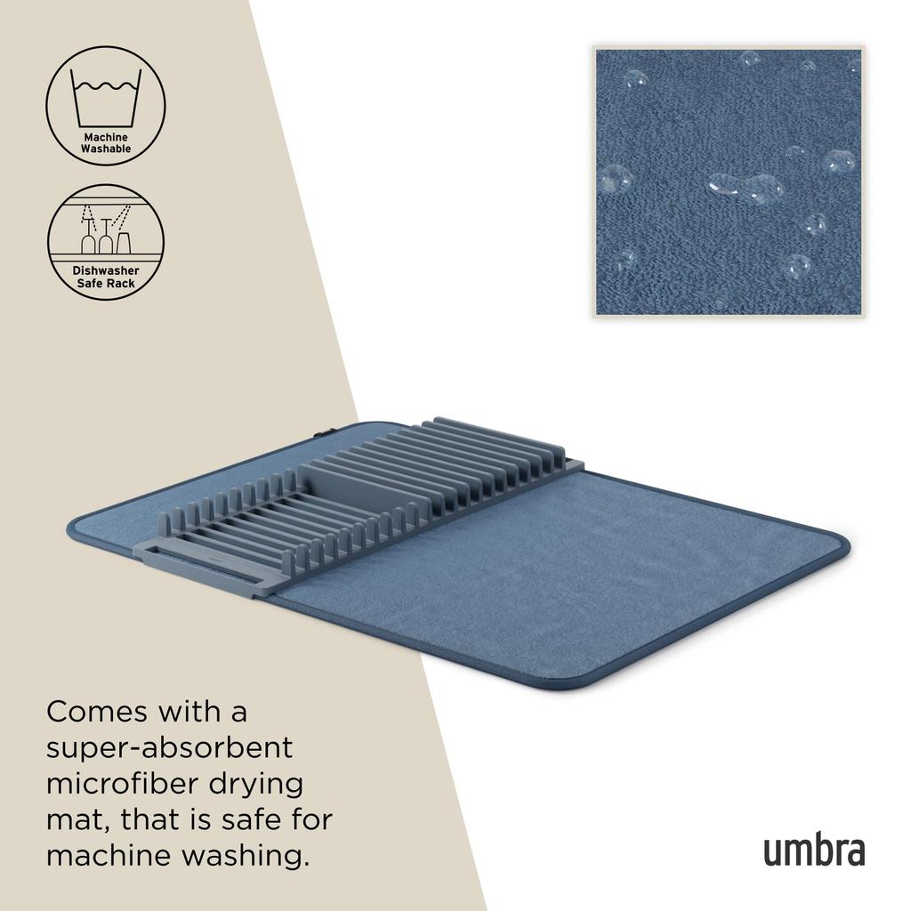 Official Umbra UDry Drying Slate Blue Mat,