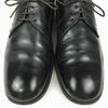 70s 1977? Vintage FLORSHEIM Plain Toe Business Shoes Black Size 10D 27.5-28.0 Men's(USED)