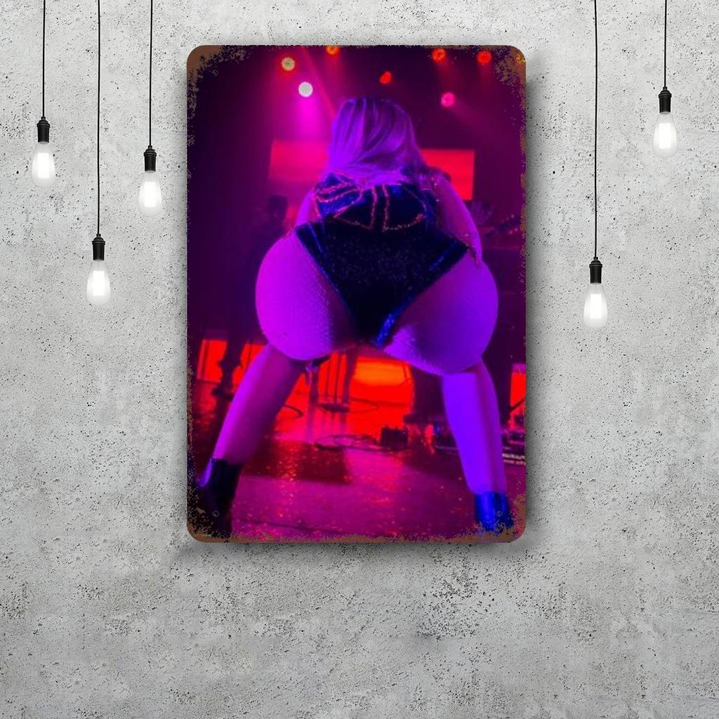Iggy Azalea Decor Vintage Metal Signs Tin Signs Captain Poster Decor for Bar Pub Club Man Cave Wall Decoration