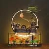 Creative Flowing Water Ornament: Indoor Desktop Fish Tank & Living Room Decor