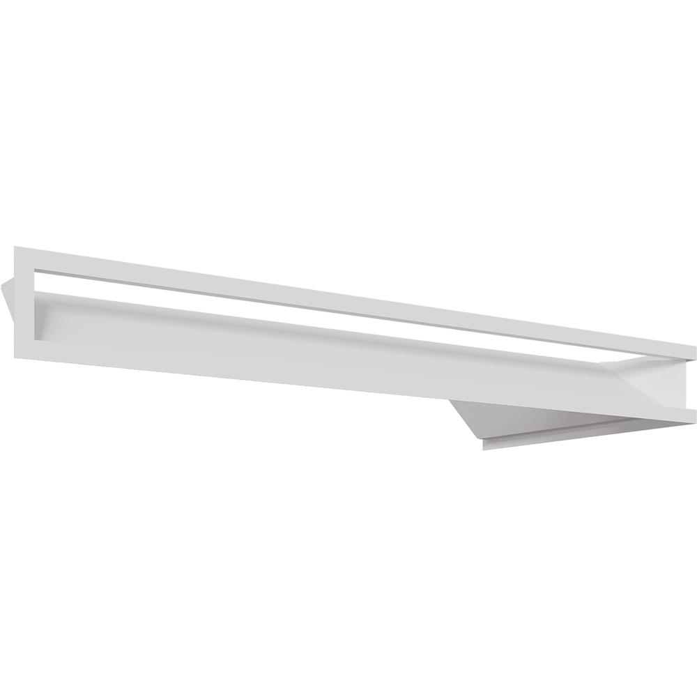 Vent Cover LUFT angolo sinistro 80x40x9 bianco Slim bianco