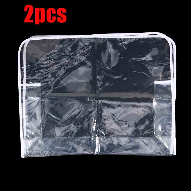 1/2pcs Salon Chair Back Cover Clear PVC Salon Chair Cover Protectors Hair Styling Accessories Suitable for Most Standard Chairs