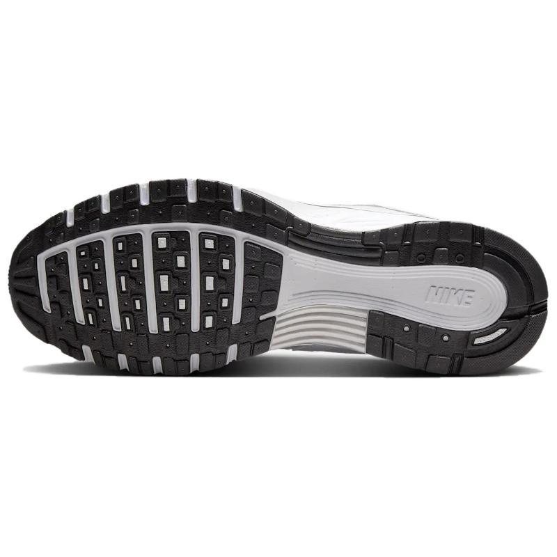 Nike P 6000 White Metallic Silver Black Sneakers