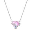 Sparkling New copper Shining Stars Infinity Knot Collier Embracing Halo Necklaces Elegant Birthday Gifts Ideal For Ladies