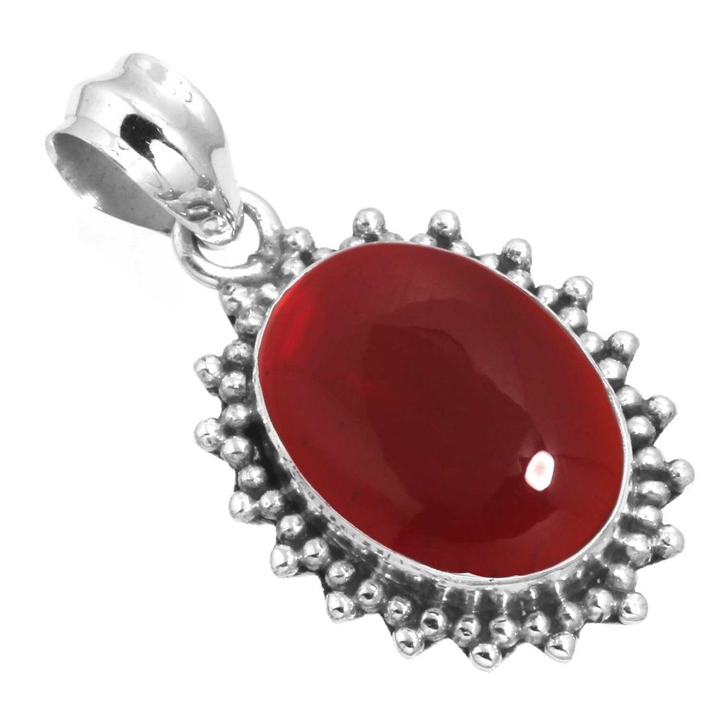 925 Sterling Silver Pendant Women Gemstone Handmade Jewelry Easter Gift Amber Amethyst Black Onyx Carnelian Garnet Quartz Green Onyx Gold Stone