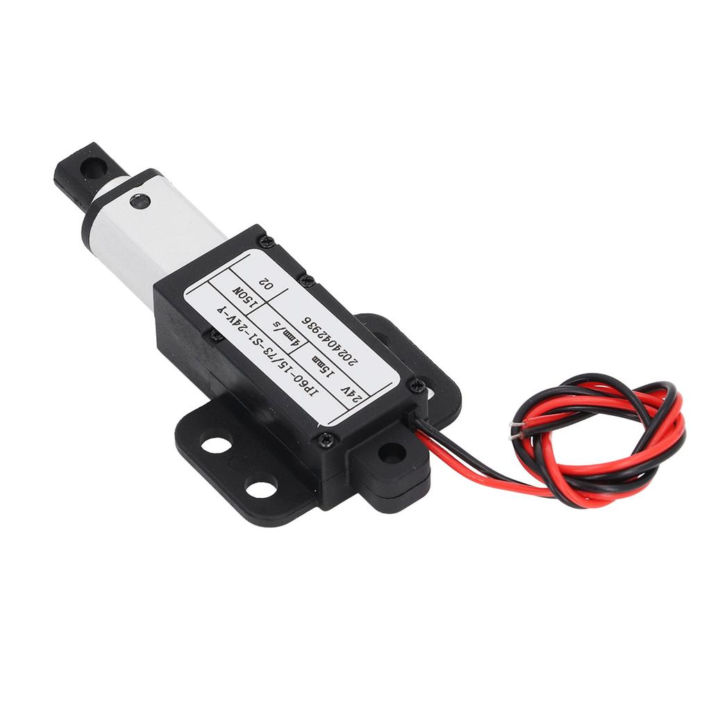 Mini elektrický lineární aktuátor 15mm zdvih 150N tah 4mms rychlost Malý lineární pohybový aktuátor s