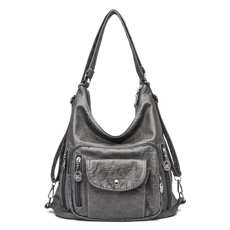 Deri Tote Çanta Kadın Büyük Kapasiteli Çanta Omuz Crossbody Çanta