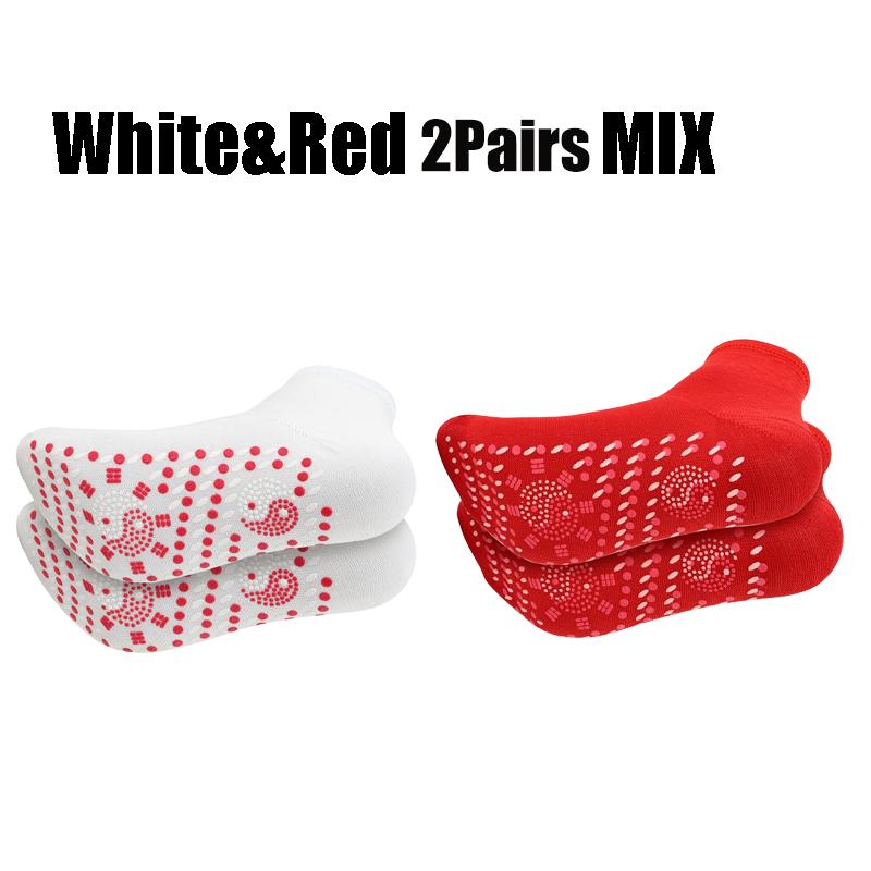 1/5pairs Tourmaline Self-Heating Socks Winter Warm Thermal Health Care Socks Slimming Health Short Sock Magnetic Therapy Sock