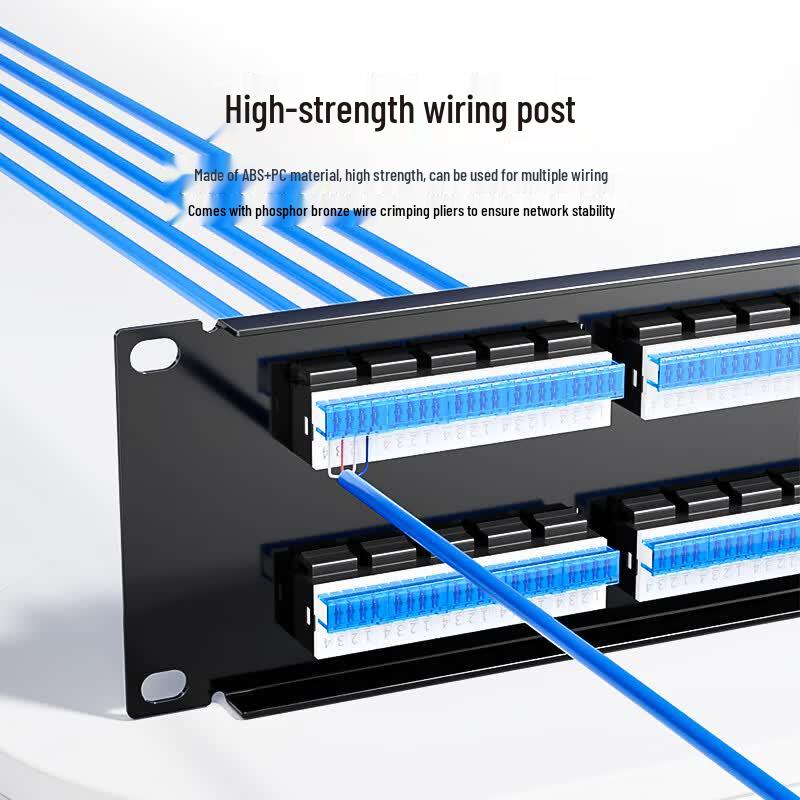 BIAZE RJ11 50-Port Telephone Voice Patch Panel