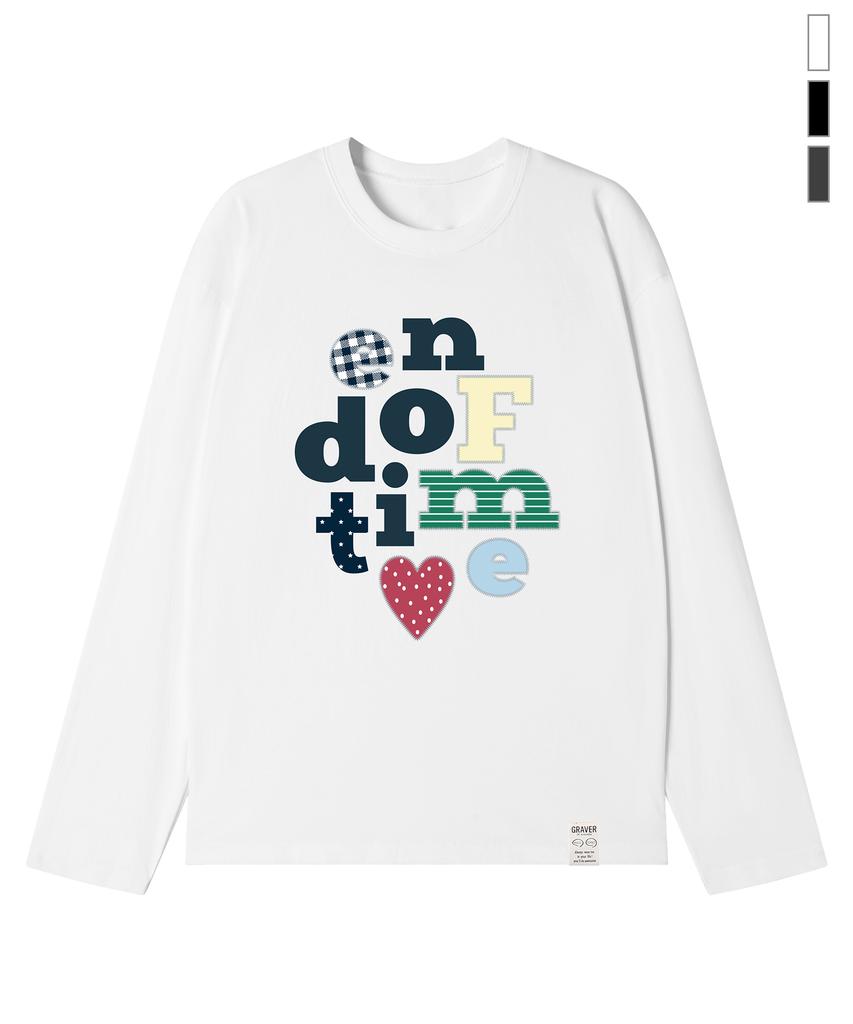 GRAVER [Unisex] End Of Time Long Sleeve T-Shirt_3 Colors