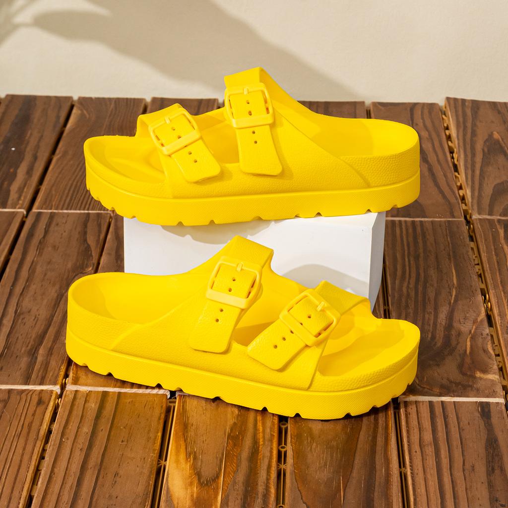 Fashion Women Slippers Shoes Open Toe Platform Sandals Flats Women's Outdoor Plus Size Casual Slides for House Zapatos Mujer