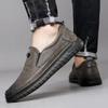 Handmade Men Leather Shoes Soft Sole Loafers Business Casual Shoes Slip on Men Shoes Classic Moccasins Lightweight Driving Flats