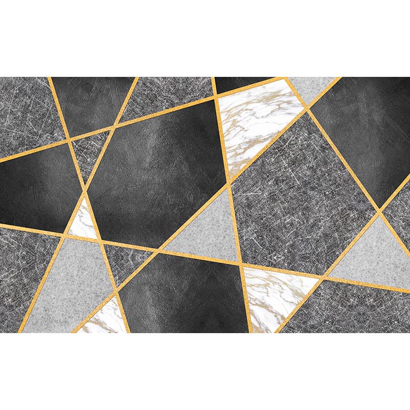 3D Photo Wallpaper Modern Geometric Marble Waterproof Canvas Mural Wall Paper For Living Room TV Background Decoration