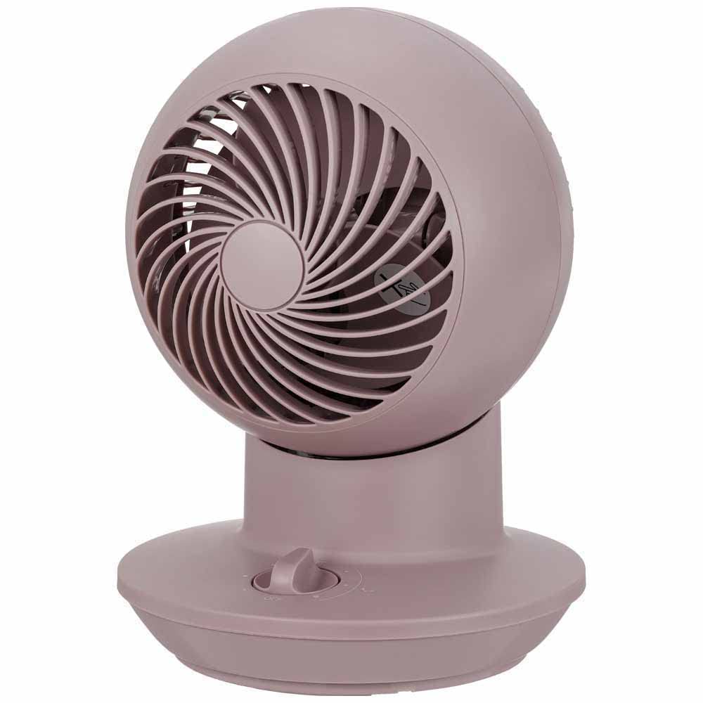

Iris Ohyama Circulator Mini 8 Tatami Left and Right Air Energy Power Powerful Air Living Room Small Pink Fan, Mats, Swing, Circulation, Saving, рожевий