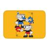 Tapis de porte personnalisé Mugman de Cuphead Antidérapant Intérieur Imperméable Dessin Animé Jeu Tapis de porte Cuisine Chambre à coucher Entrée Tapis Tapis