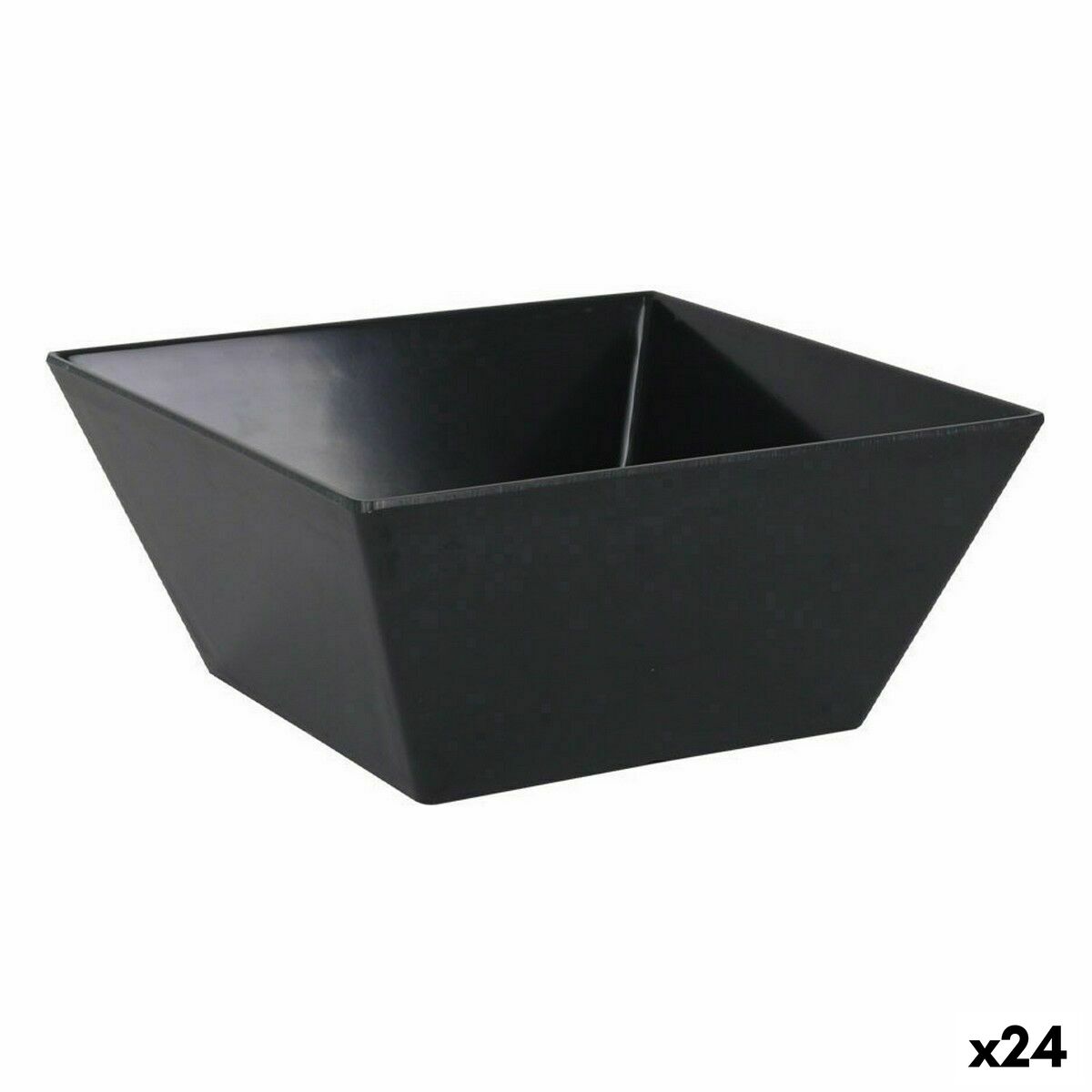 

Миска для закусок La Mediterránea из меламина антрацитового цвета 18 X 18 X 8 см (24 единицы) TU прозрачный