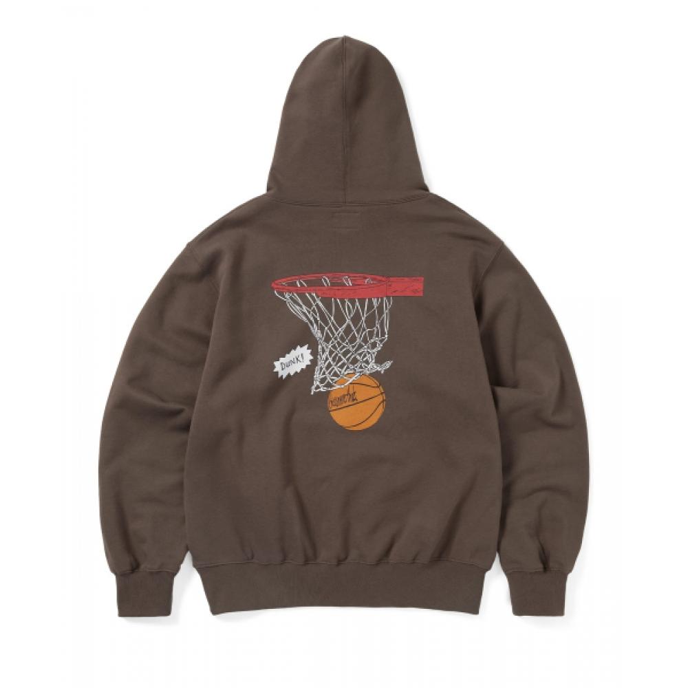 Thisisneverthat Dunk Hoop Hoodie Brown
