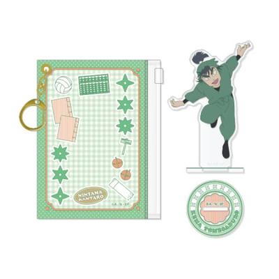 Nintama Rantaro Pouch Acrylic Stand Shokumin Tomesaburo 20.