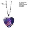 Movie Fans Necklace Korean Pop Hunters Anime Merchandise Cute Heart Girl Group Jewelry Pendant Gift for Goods