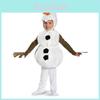 Enchanting Frozen Snowman Olaf Cosplay Costume For Kids Halloween Fancy Dress Up