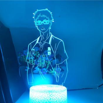 Lamp Haikyuu Tsukishima Kei Night Lights Kenma Kozume LED Acrylic Desk USB 3D Lighting Gift Bedroom Decore