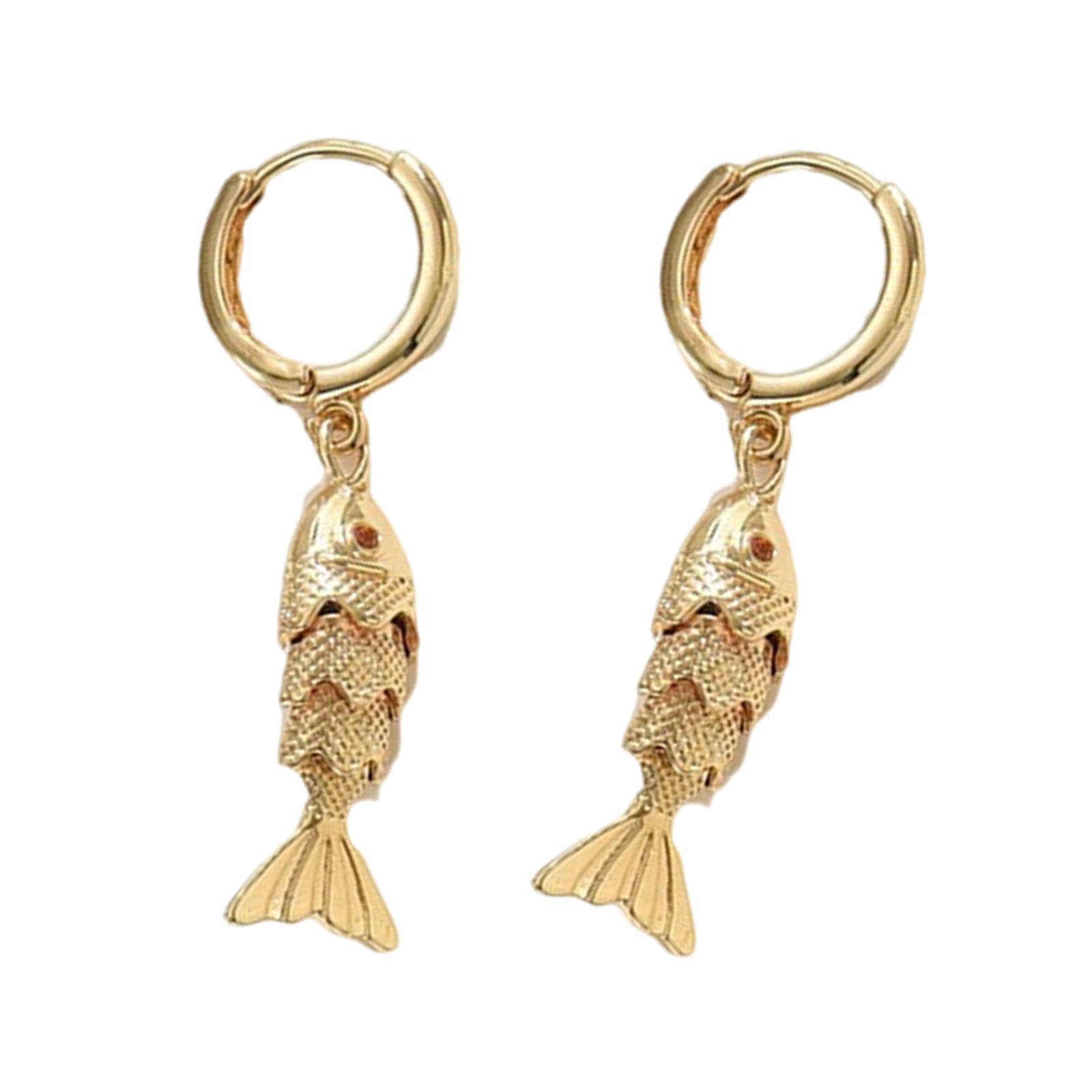 

Уникальные серьги-рыбки, символизирующие свободу и ловкость. Высококачественные медные серьги-подвески для комфортного ношения. T4