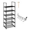Shoe Rack for Entryway Heavy Duty Shoe Organizer for Bedroom Garage Bathroom Shoe Organizer Shelf for Closet Shoe Storage Rack