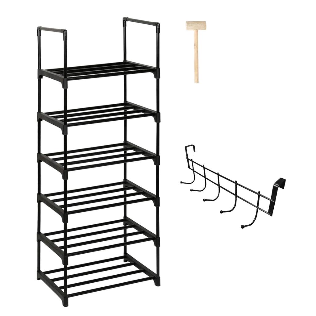 Shoe Rack for Entryway Heavy Duty Shoe Organizer for Bedroom Garage Bathroom Shoe Organizer Shelf for Closet Shoe Storage Rack
