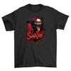 Gothic_99 Skeleton Bloody Face T-shirt - Darkly Hilarious! Funny Unisex Printed