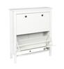 Meubl white NARROW SHOE CABINET for the hall MADE OF MDF