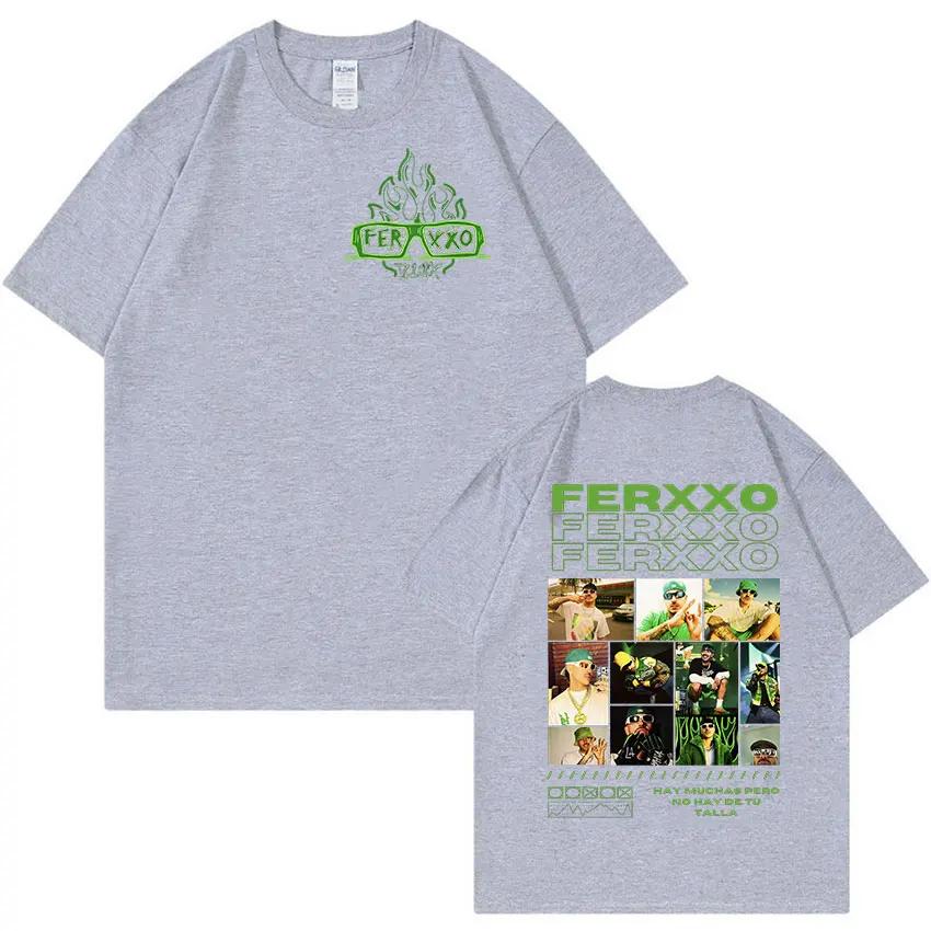 Rapper Feid Ferxxo 2024 Graphic T Shirt Mens Hip Hop Fashion High Quality TShirts Vintage Oversized Cotton Tshirt Streetwear