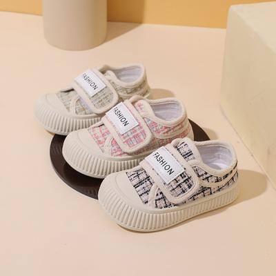 Girls Shoe Kid Shoes Casual Shoes 2024 Autumn New Children Canvas Fashion Shoes Baby Soft Sole Anti Slip Walk Shoe Zapatos Niña