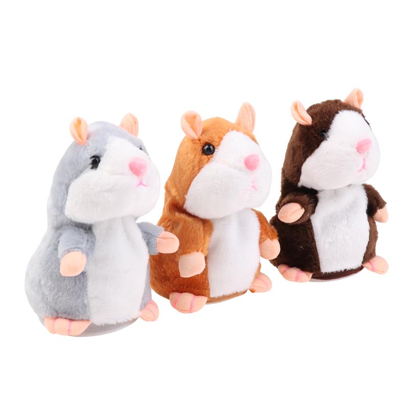 Sevimli Elektrikli Konuşan Hamster Peluş Oyuncak Konuşmayı Taklit Etmeyi Öğrenen Sallanan Peluş Bebek Oyuncakları Etkileşimli Peluş Hamster Oyuncakları Bebek Hediyeleri