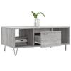  Coffee Table, Grey Sonoma Oak 90x50x36.5 Cm, Wood-based
