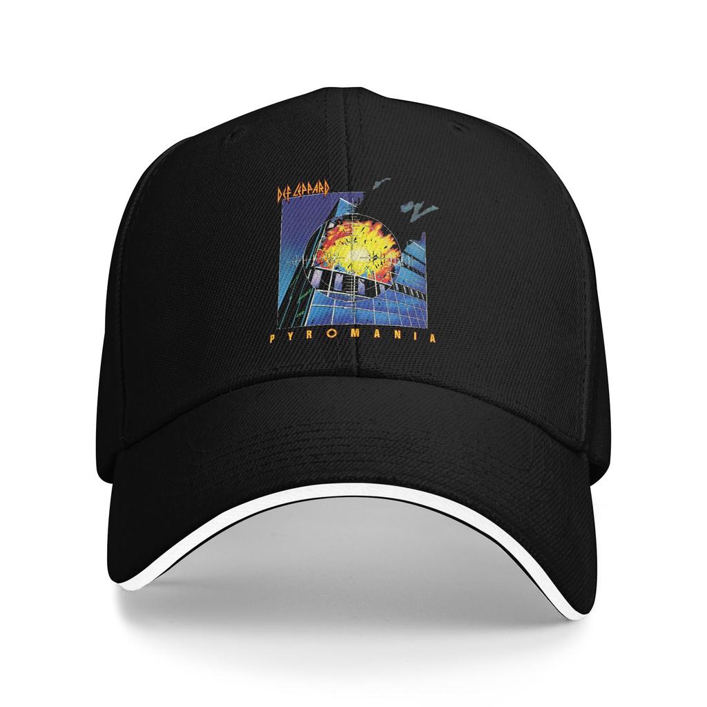 Summer Def Leppard Pyromania Baseball Cap Outdoor Sports Casual Design Sun Trucker Hat Unisex Men Sunscreen Snapback Cap