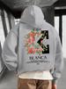 2025 Autumn Men's Casual Hooded Vintage Print Simple and Elegant Hooded Shirt The material is environmentally friendly