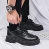 British Style Shoes Business Small Leather Shoes Men's Casual Shoes Platform Lace-up Student Shoes