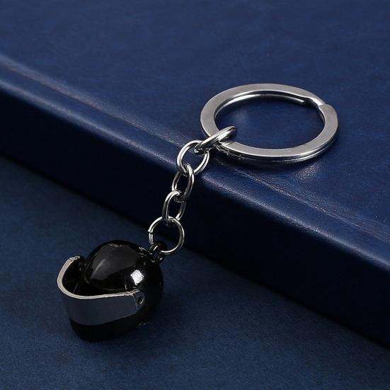 Keychain Pendant Mini Motorcycle Helmet Key Chain Helmet-Shaped Key Holder Bag Charm Motorcycle Car