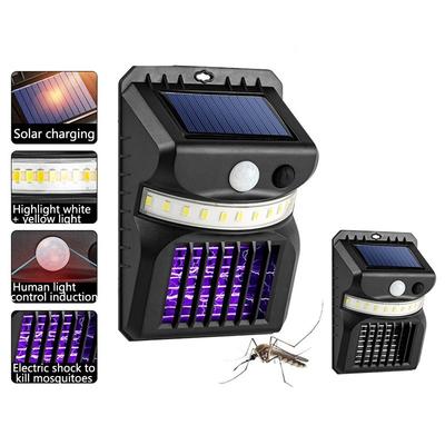 Lanterna Zapper Elettrica Anti-Zanzare Ecologica Impermeabile Solare Zapper per Insetti Facile da Installare Sensore di Movimento Luce Uccidi Insetti UV