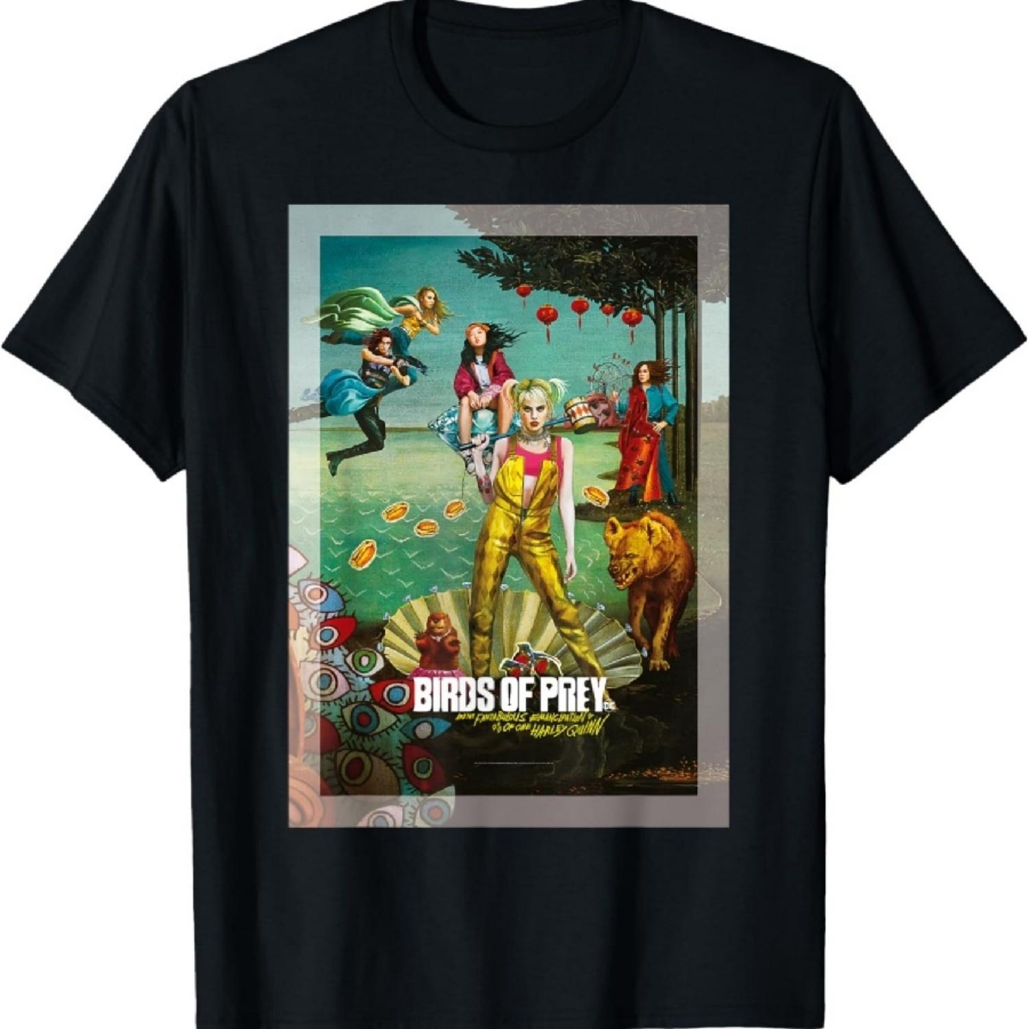

Birds Of Prey Harley Quinn Painted Poster T-Shirt XXXXXL різнокольоровий