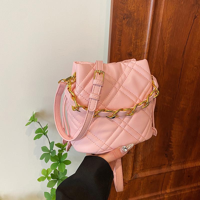 Bucket Bag, Women's Handbag, Work Bag, Carrying Chain, Shoulder Bag, Crossbody Bag, Exquisite and Versatile,  New Model