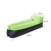 Pillow-Shaped Inflatable Outdoor Recliner - Portable Single Air Mattress for Camping & Festivals