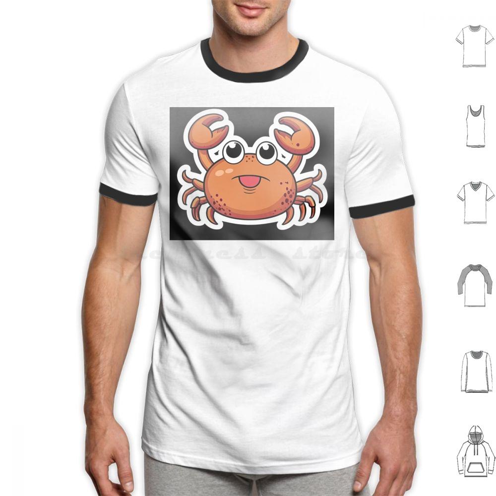 Crab Orange Cute Maryland T Shirt Cotton Men Women DIY Print Crab Maryland Chesapeake Bay Wildlife Nature Animal Crab Crabs